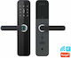 Electronic Lock in color Black with Connectivity Wi-Fi