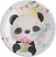 Santex Farfurii pentru cină cu urs panda, 10 bucăți