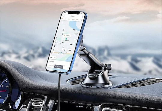 Swissten Βάση Κινητού με Ασύρματη Φόρτιση 15W MagSafe Μαύρη Swissten Βάση Κινητού με Ασύρματη Φόρτιση 15W MagSafe Μαύρη