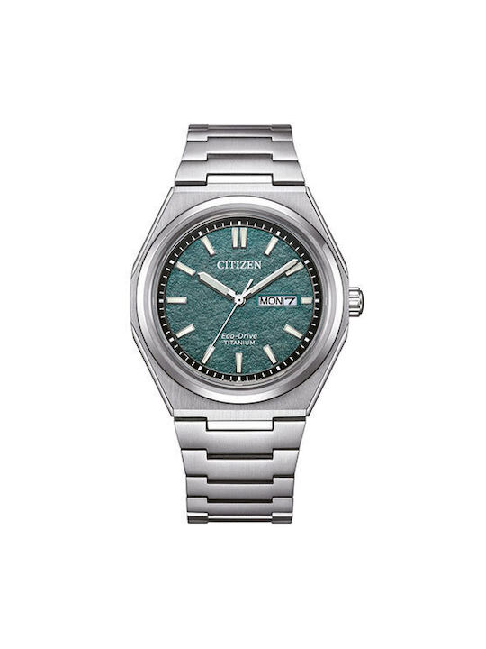 Citizen Eco-drive Uhr Batterie mit Silber Metallarmband