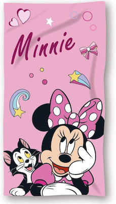 Dimcol Strandtuch Schnelltrocknend Disney Home Minnie 98 70x140 Pink 100% Mikrofaser