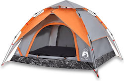 vidaXL Къмпинг сцена Igloo Оранжев за 3 Хора 37...