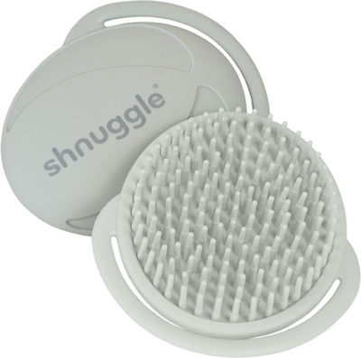 Shnuggle Antibacterial Silicone Bath Brush Gray