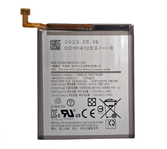Eb-ba202abu Συμβατή Μπαταρία Αντικατάστασης 3000mAh για Samsung