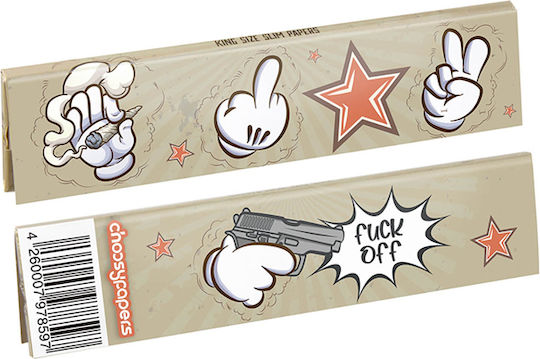 Choosypapers Χαρτάκια King Size Slim 32φ Comic Hands