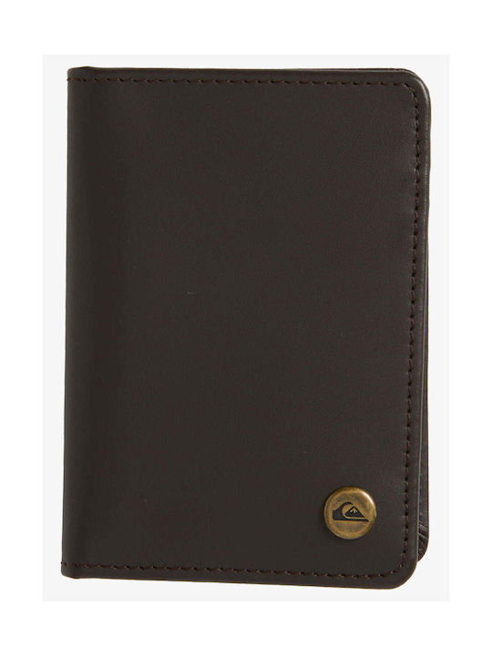 Quiksilver Mack Men's Leather Wallet with RFID Brown