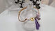Taufe Anhänger Armband Lila 50 Stück
