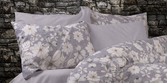 Dimcol Pillowcase with Envelope Cover Grey 426 50x70cm.