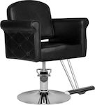 Activeshop Ηairdresser Chair with Adjustable Height Black