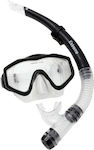 Extreme Μάσκα Θαλάσσης Σιλικόνης με Αναπνευστήρα σε Μαύρο χρώμα
