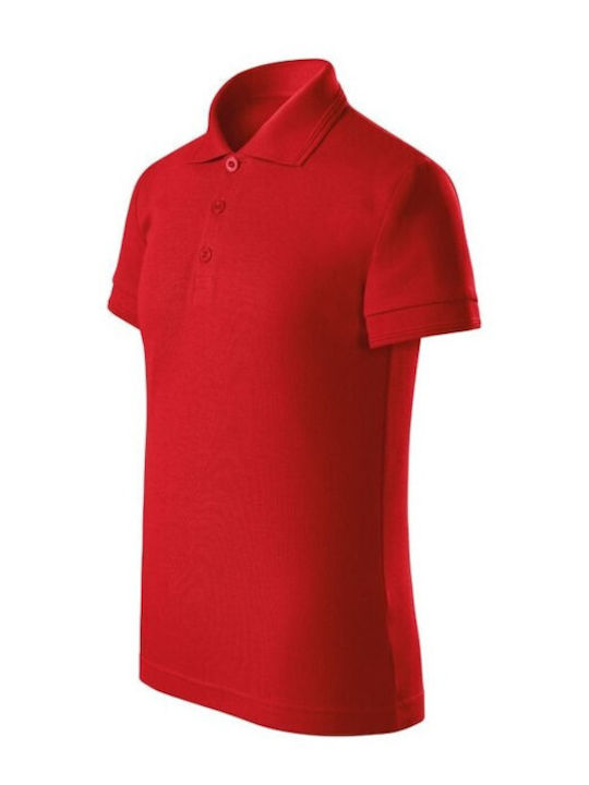 Malfini Kids Polo Short Sleeve Red