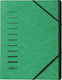 Pagna Folder 12 Fächer 1-12 Grün