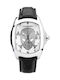 Chronotech Ανδρικό Ρολόι 42mm Μπαταρίας με Μαύρο Δερμάτινο Λουράκι