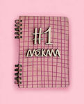 Lifelikes Wooden Agenda Pink Check No1 Teacher