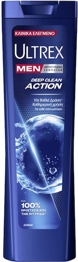 Ultrex Deep Clean Action Σαμπουάν κατά της Πιτυρίδας για Όλους τους Τύπους Μαλλιών 225ml