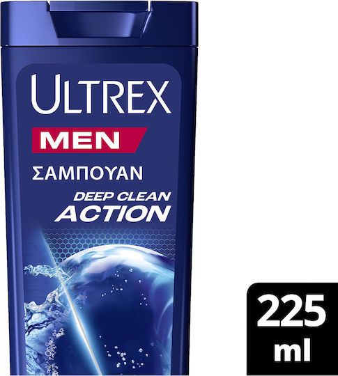 Ultrex Deep Clean Action Shampoos gegen Schuppen für Alle Haartypen 225ml