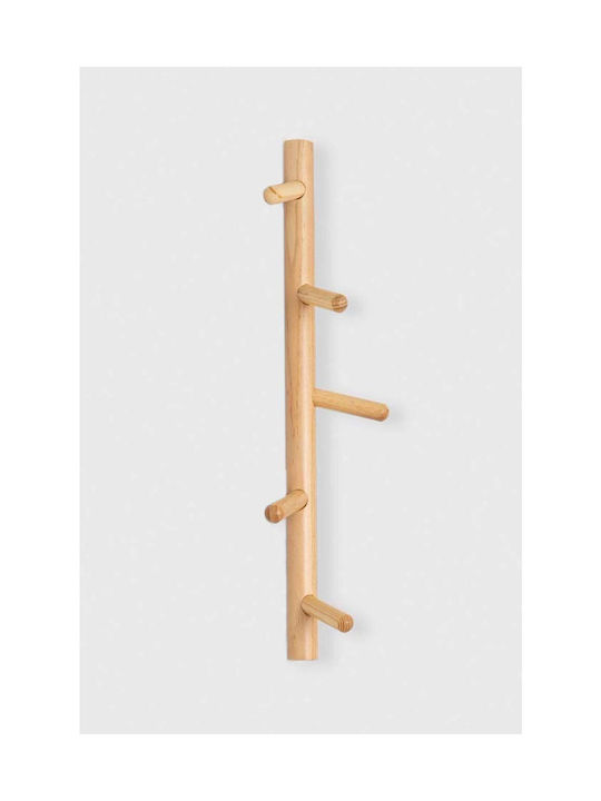 Wooden Wall Hanger Woood 50x10x14cm 1pc