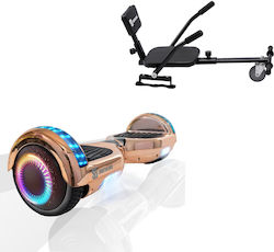 Smart Balance Wheel Regular Iron Pro Hoverboard με 15km/h Max Ταχύτητα και 10km Αυτονομία Πολύχρωμο με Κάθισμα