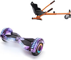 Smart Balance Wheel Transformers Galaxy Pro Hoverboard με 15km/h Max Ταχύτητα και 10km Αυτονομία Πολύχρωμο με Κάθισμα