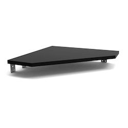 Glorious Modular Side Rack Additional Connecting Surface for 2 Furniture Black