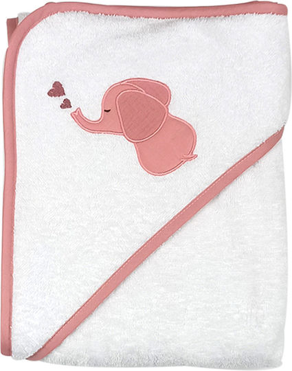 Baby Star Baby Bathrobe Hooded 95x95cm