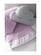 Nima Blanket Cot Precious Lilac 110x140cm