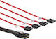 Inline Inline Sas Mini Sas Connector Kabel Sff8087 zu 4x Sata Crossover Ocf 0,5 M