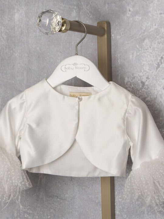 Baby Bloom Ecru Baptism Jacket