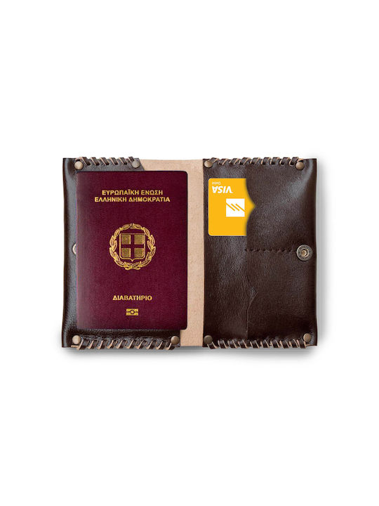 MAKEY DESIGN Copertă pentru pașaport Brown