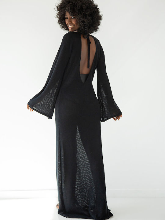 Fobya Summer Maxi Dress Black