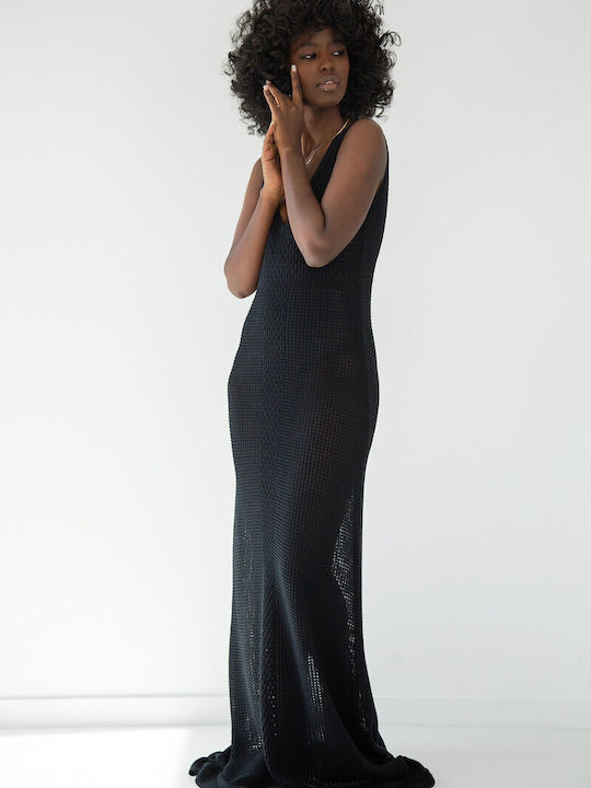 Fobya Summer Maxi Dress Black