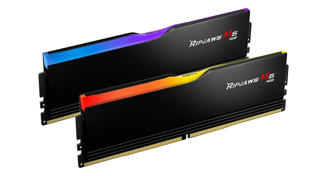 G.Skill Ripjaws M5 RGB DDR5 32GB RAM με 2x16GB Modules και Ταχύτητα 6000 για Desktop