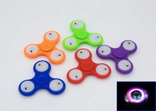 Fidget Spinner Plastic 12 Pcs Multicolour (Various Designs) 1 Pc