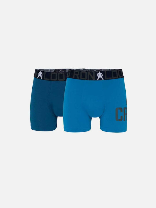Cristiano Ronaldo Set Kinder-Boxershorts Blau 2Stück
