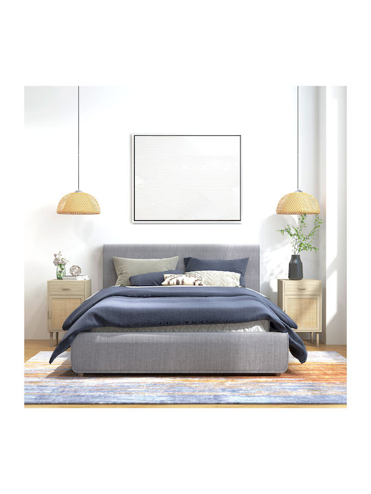 Κομοδίνα Ξύλινα Μπεζ 2τμχ 40x40x68cm