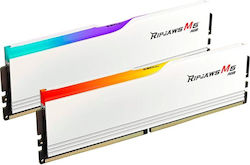 G.Skill Ripjaws M5 RGB 64GB DDR5 RAM cu 2 module (2x32GB) și Viteză 6000 pentru Desktop