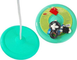 Lean Toys Plastic Hanging Swing Disk 59x28x28cm Green