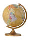 Retro Political Globe In Thermo Foil 16cm