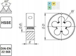 Fanar N2-188001-0104 Dies Inox