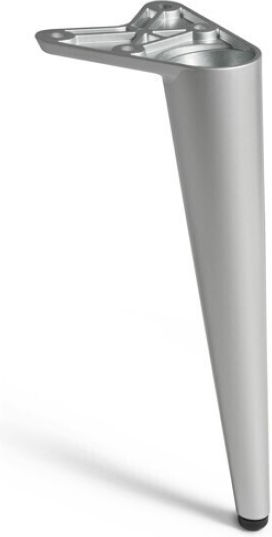 Mafos 230-220va200gr Μεταλλικό Πόδι Επίπλου Ασημί