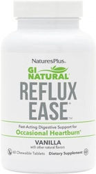 Nature's Plus GI Natural Reflux Ease 60 Chewable Tablets Vanilla Nature's Plus GI Natural Reflux Ease 60 Chewable Tablets Vanilla