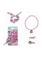 Cerda Gabby's Dollhouse Kids Hair Clips Set with Hair Clips in Pink Colour 4 Pieces