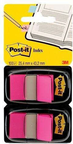 Row Indexing 680 Bp2eu Pink 25x43mm 2x50sztuk 3m0098