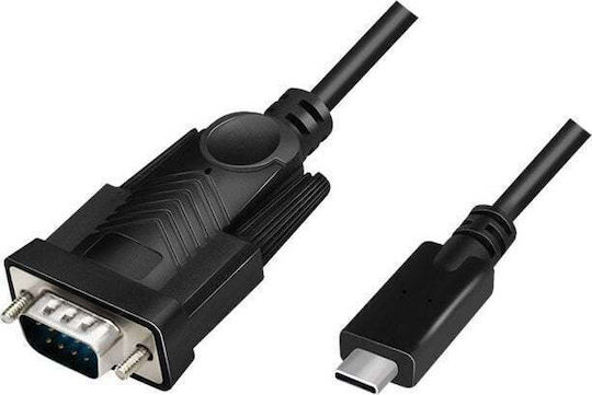 Logilink Usb-c Rs-232 Usb Кабел 1.2м Черен Au0051a