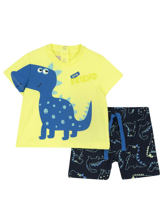 Chicco Kids Set with Shorts Summer 2pcs yellow