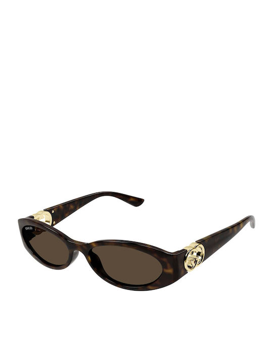 Gucci Sunglasses Brown with Acetate Frame & Brown Lens