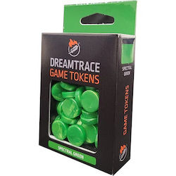 Dreamtrace Gaming Tokens Spectral Green
