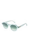 Invu Unisex Sunglasses with Green Plastic Frame and Green Gradient Lens KT22404D