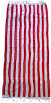 Karisma 610383 Πετσέτα Θαλάσσης 90×180 Κόκκινο Λευκό Κόκκινο