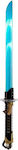 Helle LED-Kinder-Schwert 6888-15 - 808047 Blau 75cm.